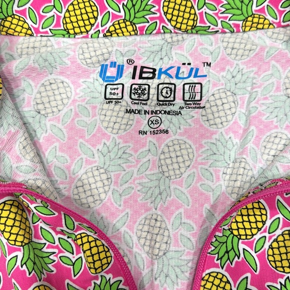 IBKUL Pineapple sun shirt! NWT, size XS. Icefil technology - Picture 2 of 4